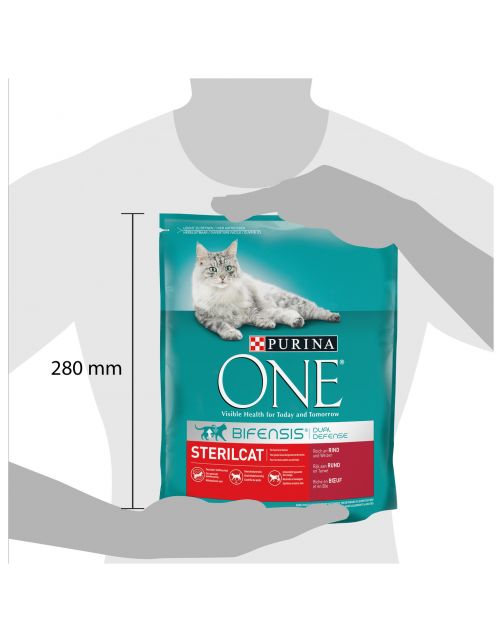 Purina One Sterilcat - Kattenvoer - Rund Granen 800 g