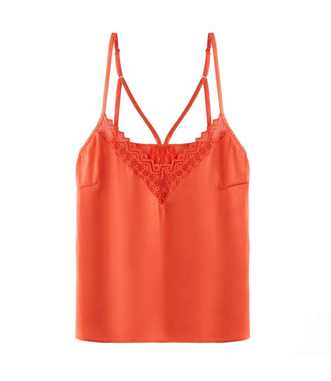 Top orange Culottée