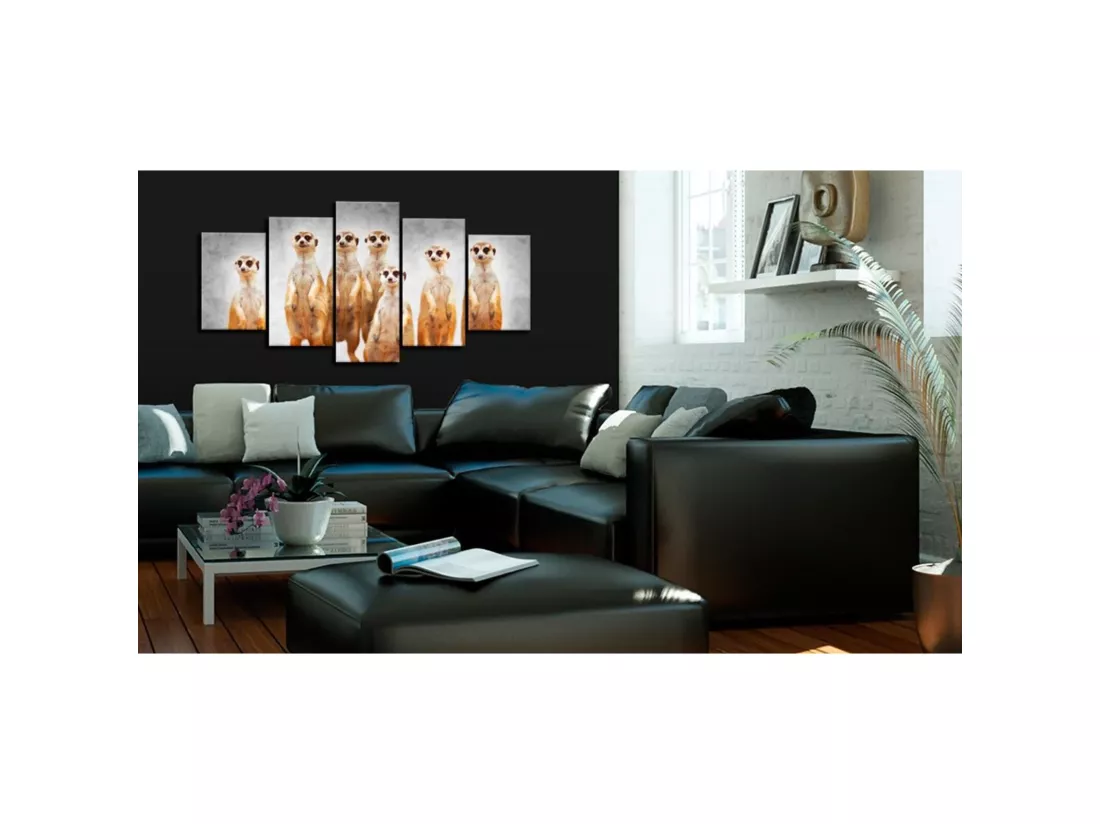 Tableau suricates - 200 x 100 cm