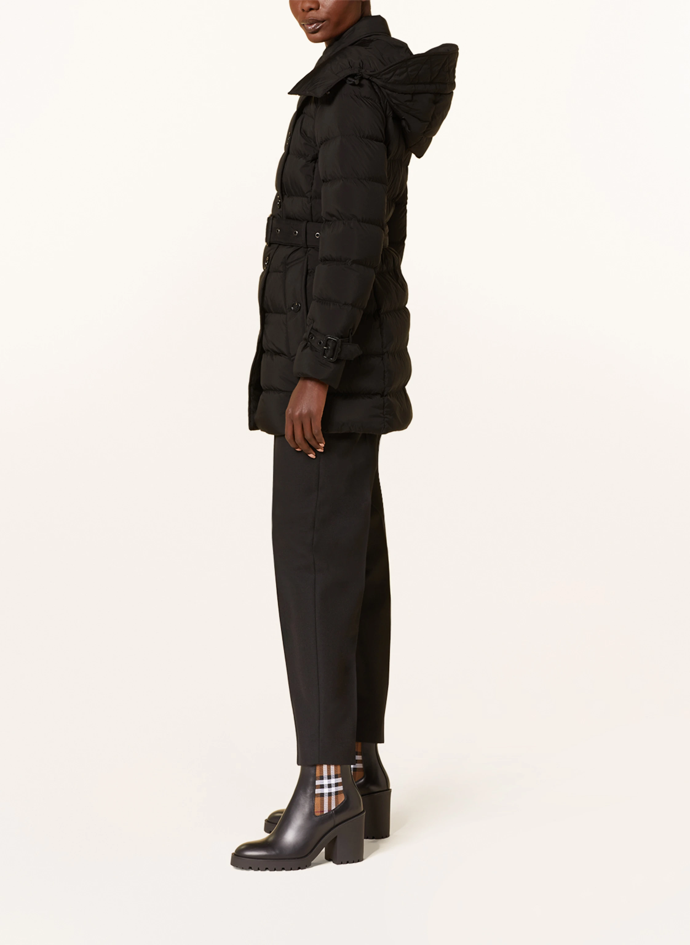 BURBERRY Daunenmantel ASHWICK mit abnehmbarer Kapuze