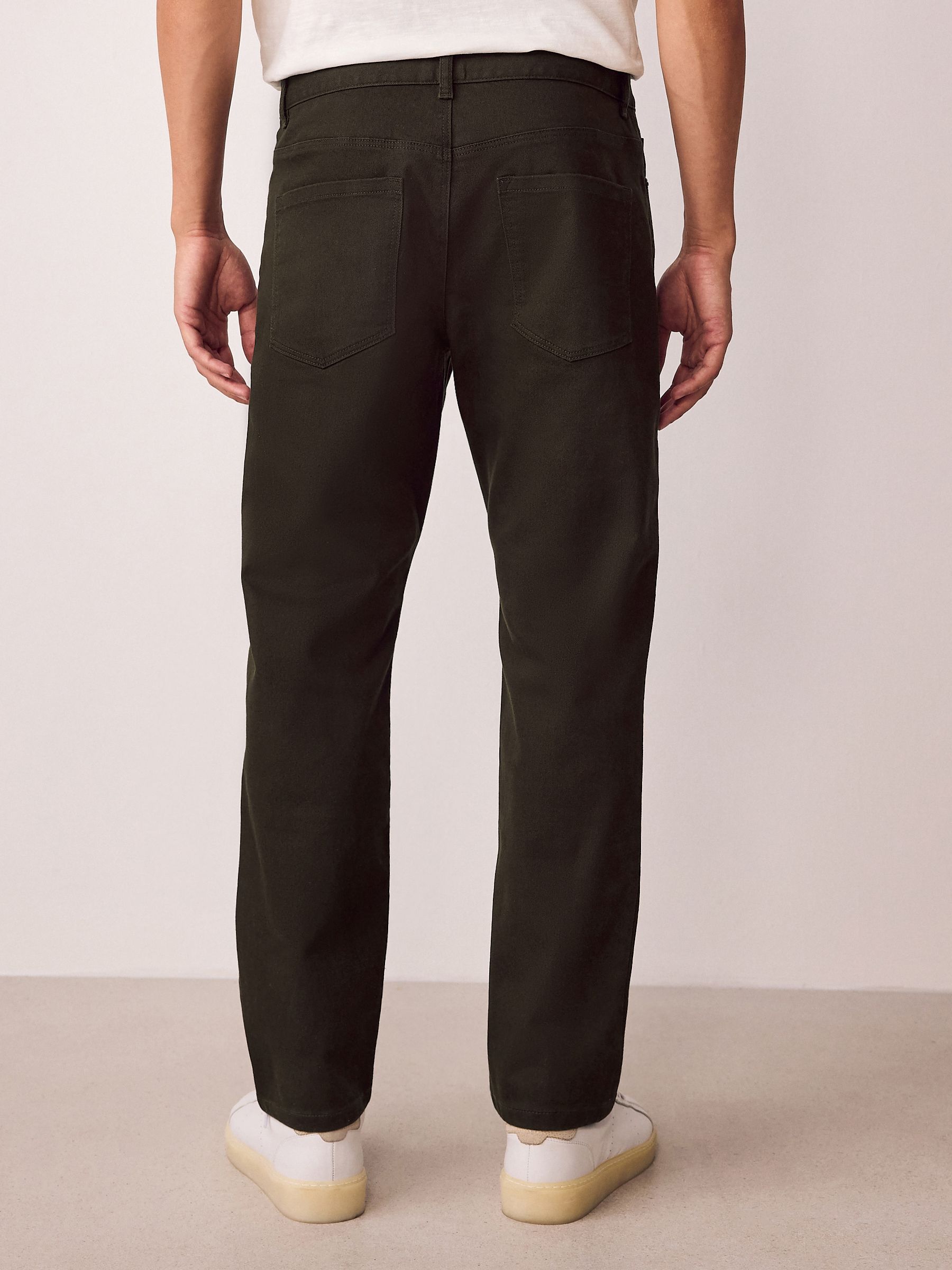 Bruin - Enkele - Slim fit klassieke stretchy jeans