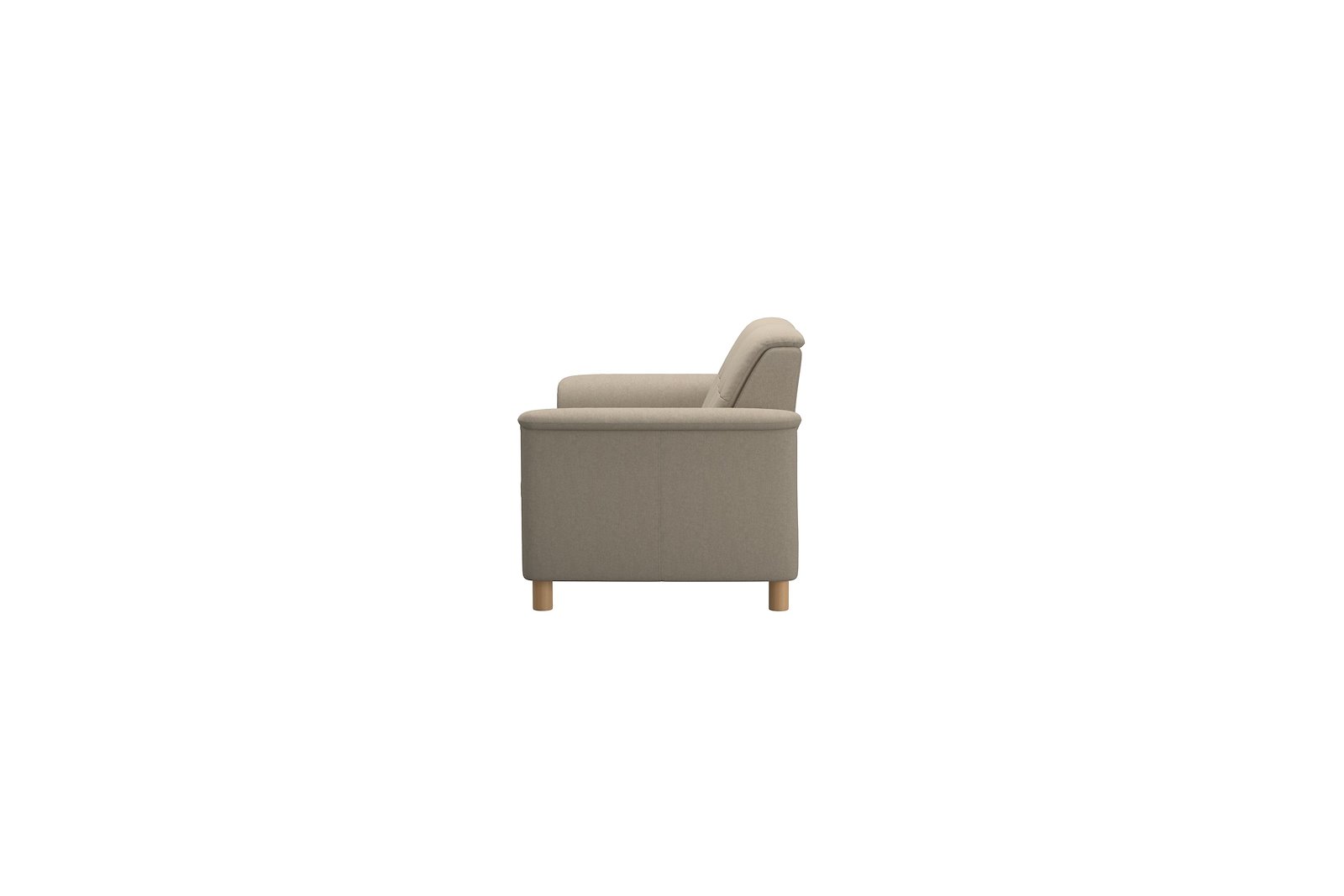 Flora 2-seter sofa Calido Light Beige - 11cm eikeben