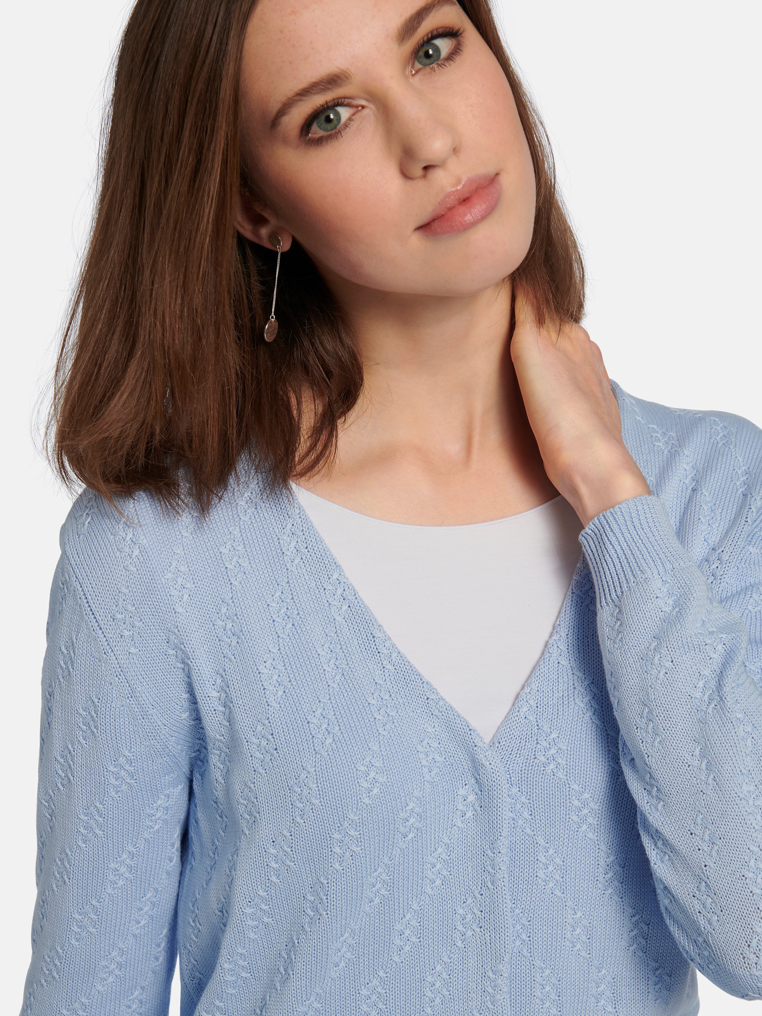Strickjacke aus 100% SUPIMA®-Baumwolle