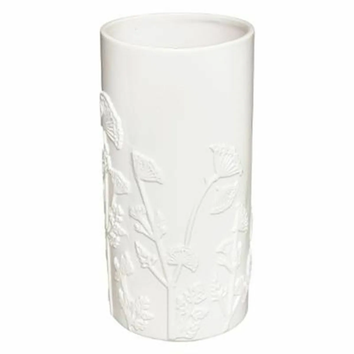 Vase Céramique Effet 3D Blanc