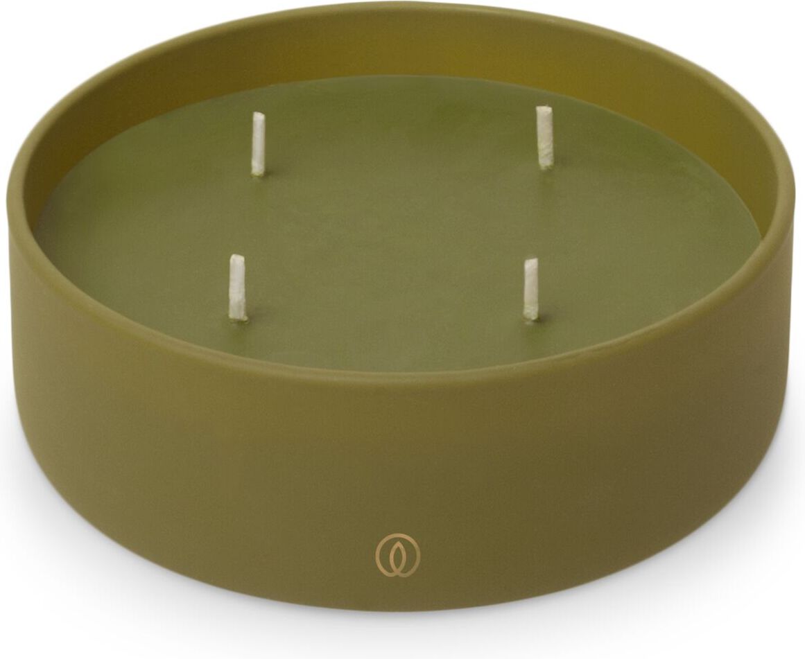 Spaas geurkaars Essential collection Romantic Reflect groen 20 uur D 13 H 4,5 cm