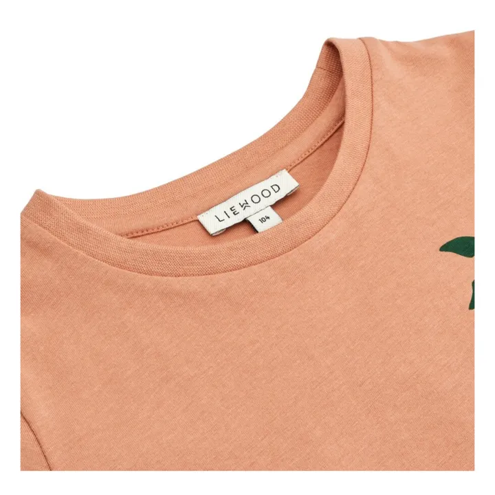 Liewood T-Shirt Manches Courtes Coton Bio Apia | Rose