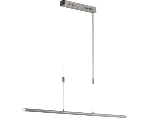LED hanglamp CCT + dimbaar 41W 4500 lm 2700/3350/4000 K HxB 100-160x140 cm aluminium/nikkel kleur mat