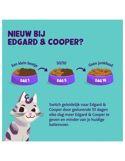 Edgard&Cooper Kitten Eend&Kip - Kattenvoer