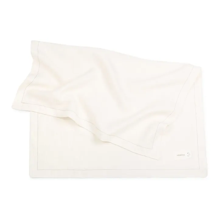 Nobodinoz Couverture légère - Lin Français | Blanc