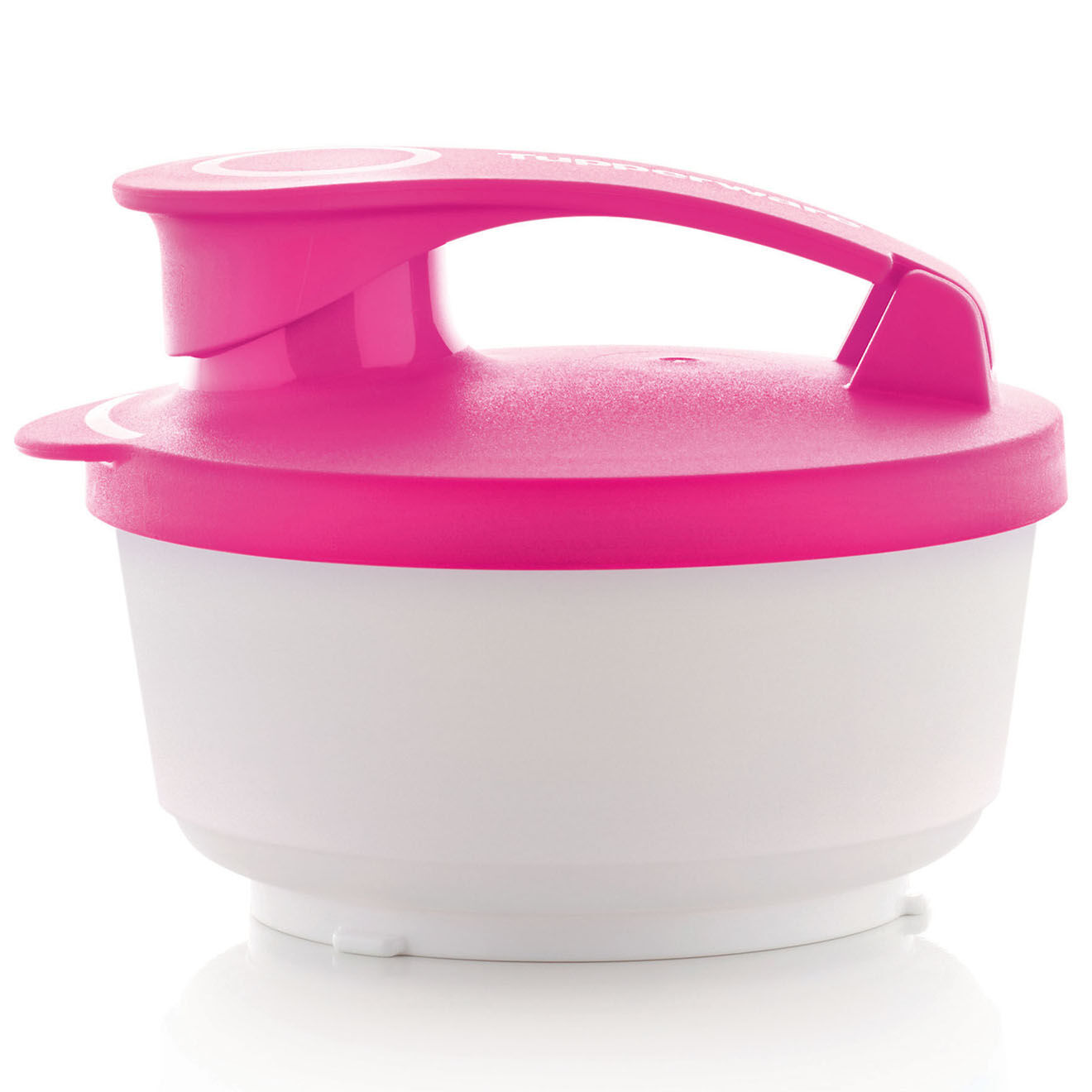 Tupperware Bol avec bouchon Ilumina  blanc/rose  -  11.5x11x5.5 cm