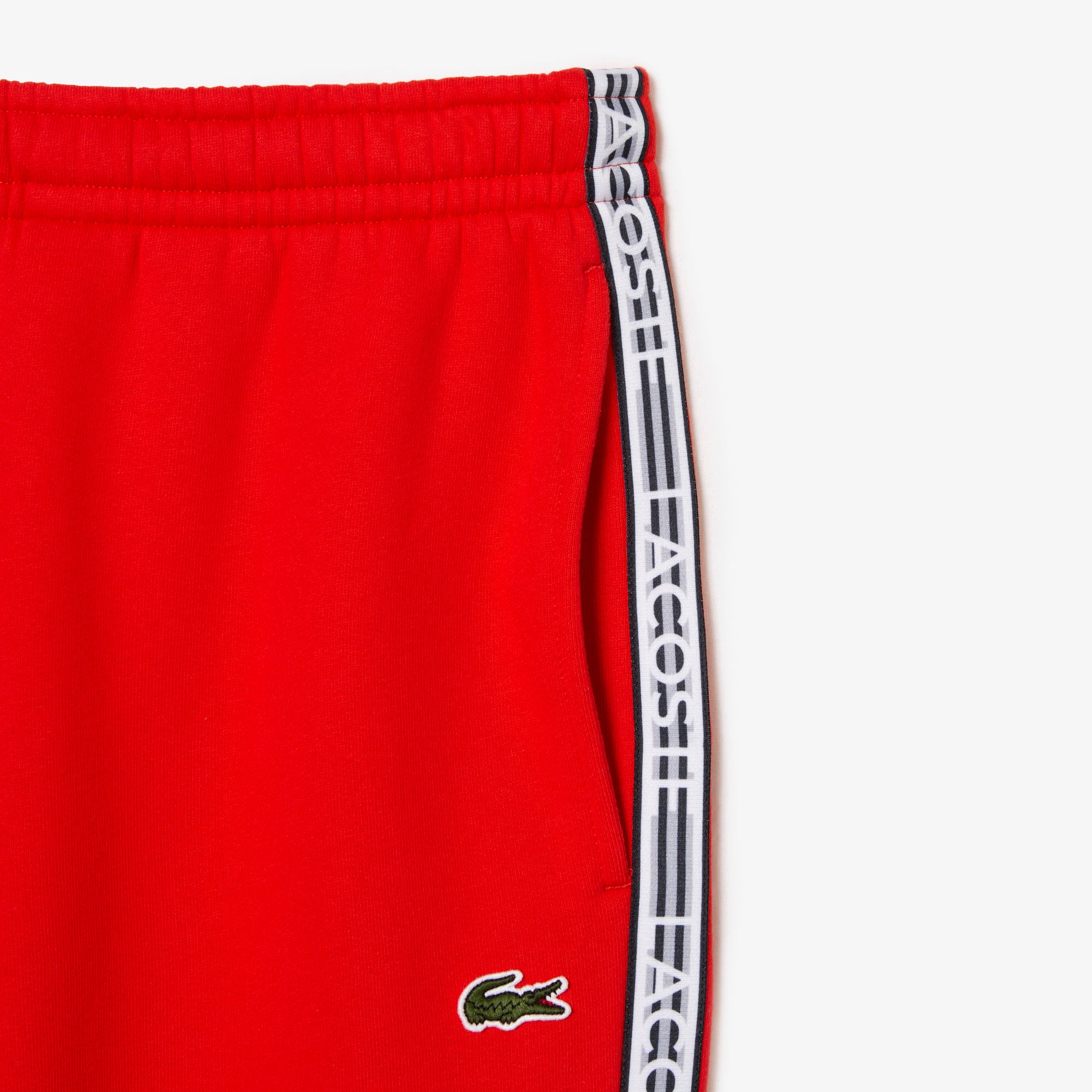 Herren LACOSTE Jogger Trainingshose mit Logostreifen Trainingshosen - Rot - Lacoste - Herren