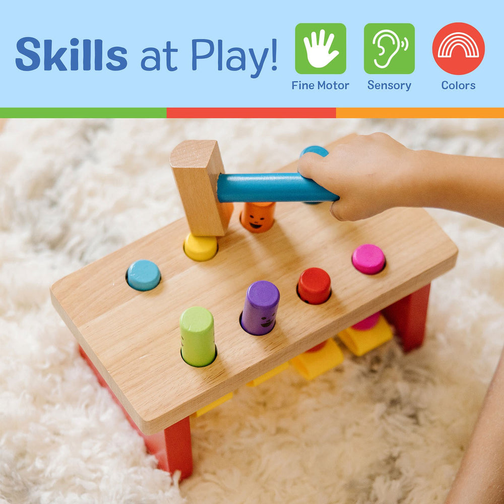 Køb Melissa & Doug Multifarvet Hammerbænk Deluxe
