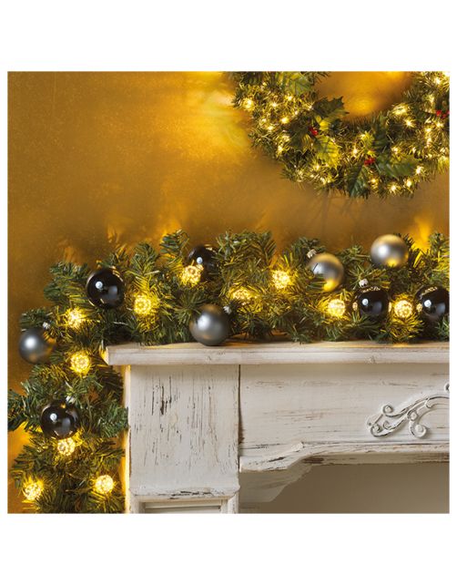 Everlands Imperial Slinger - Kerstversiering - Ø25x270 cm Groen