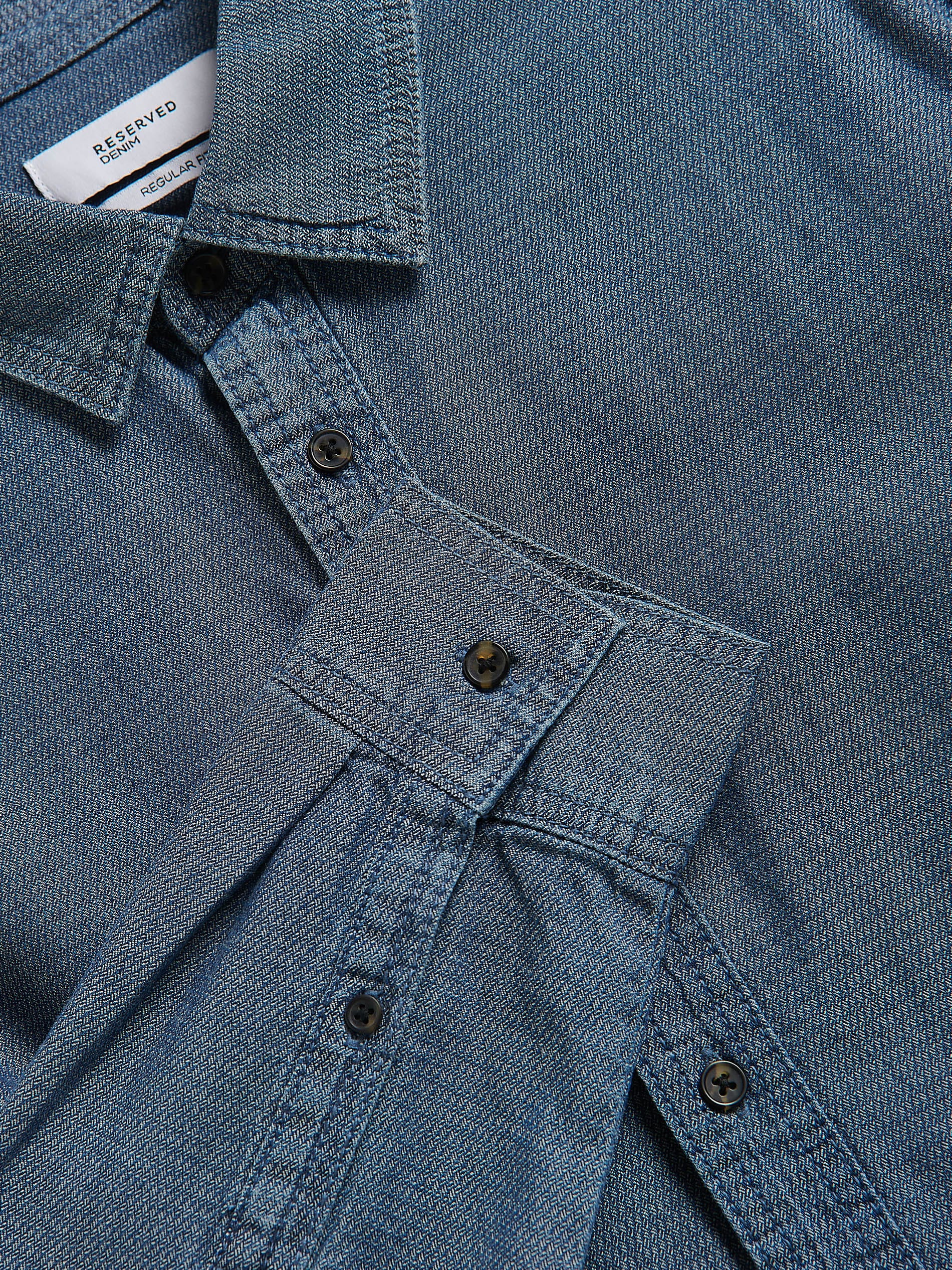 Regular Fit Jeanshemd