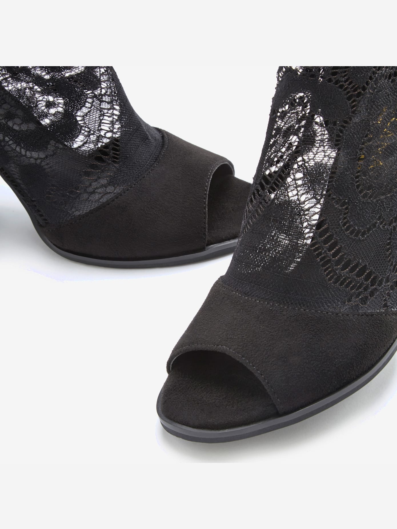 Bottines dentelle raffinée