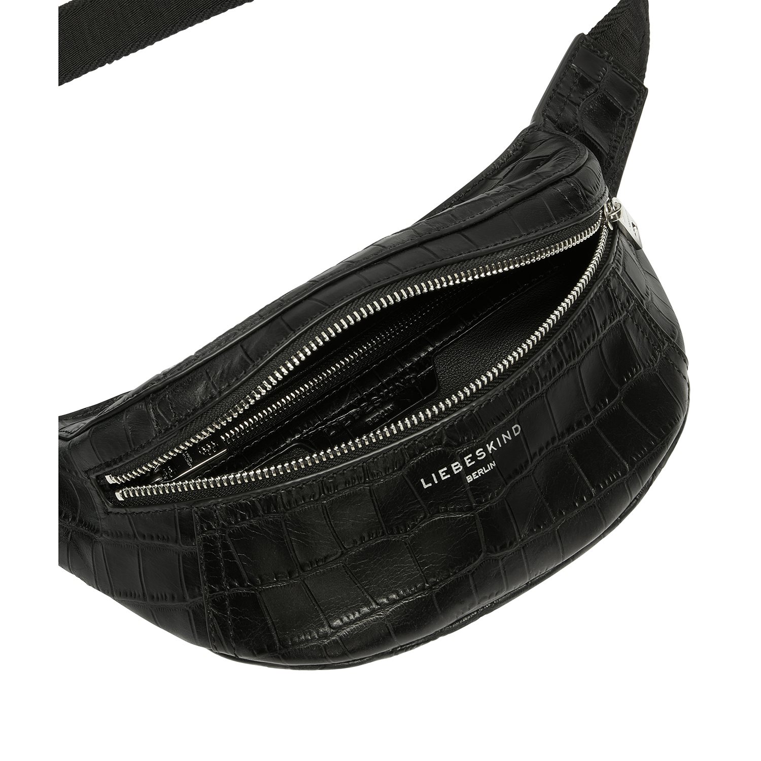 Liebeskind Chudy New Croco Beltbag S black