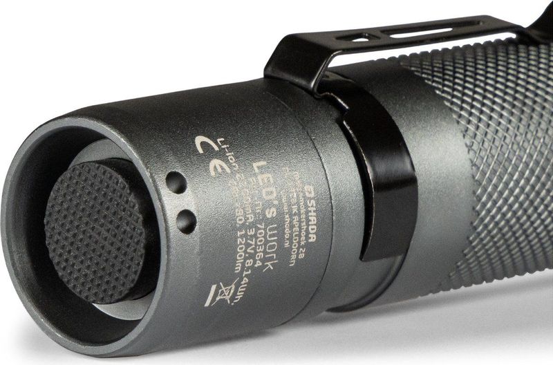 Zaklamp - Oplaadbaar - LED - IPX7 Waterdicht - Dimbaar