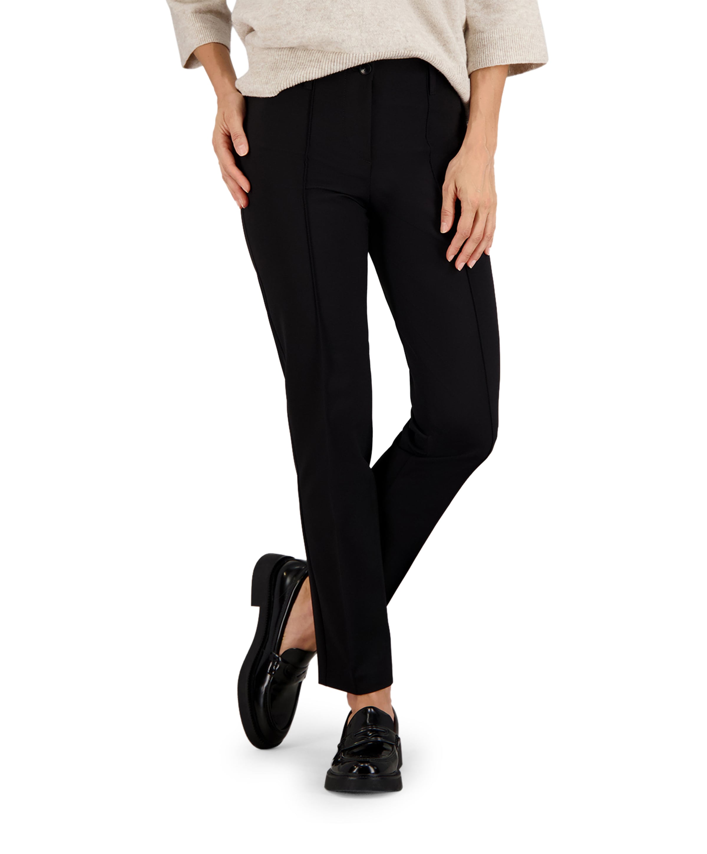 Gardeur Zigarette Straight dames broek zwart