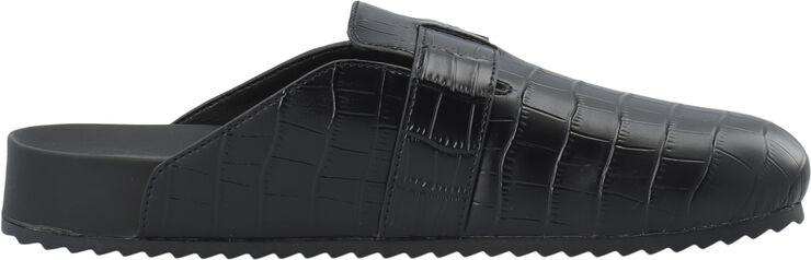 Bianco Sand Mule #C Black croco