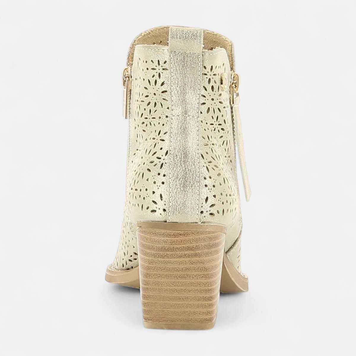 Bottines à talon Femme or