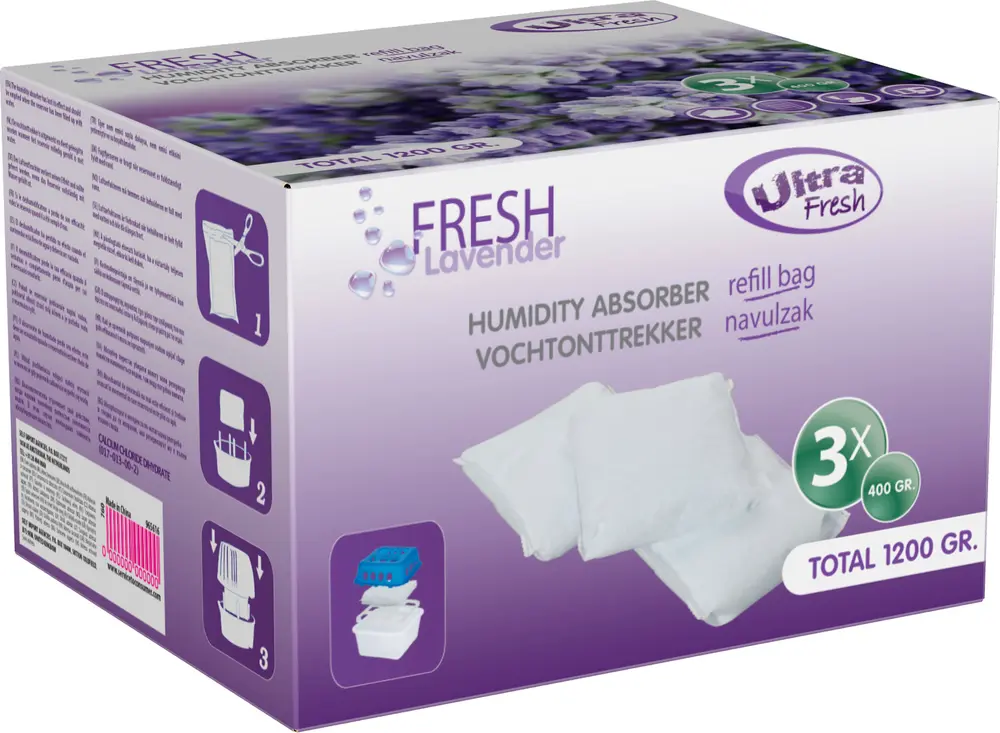 Fugtfjerner refill - lavendel