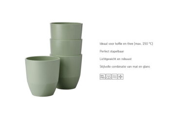 Beker Silueta 200 ml - Nordic sage