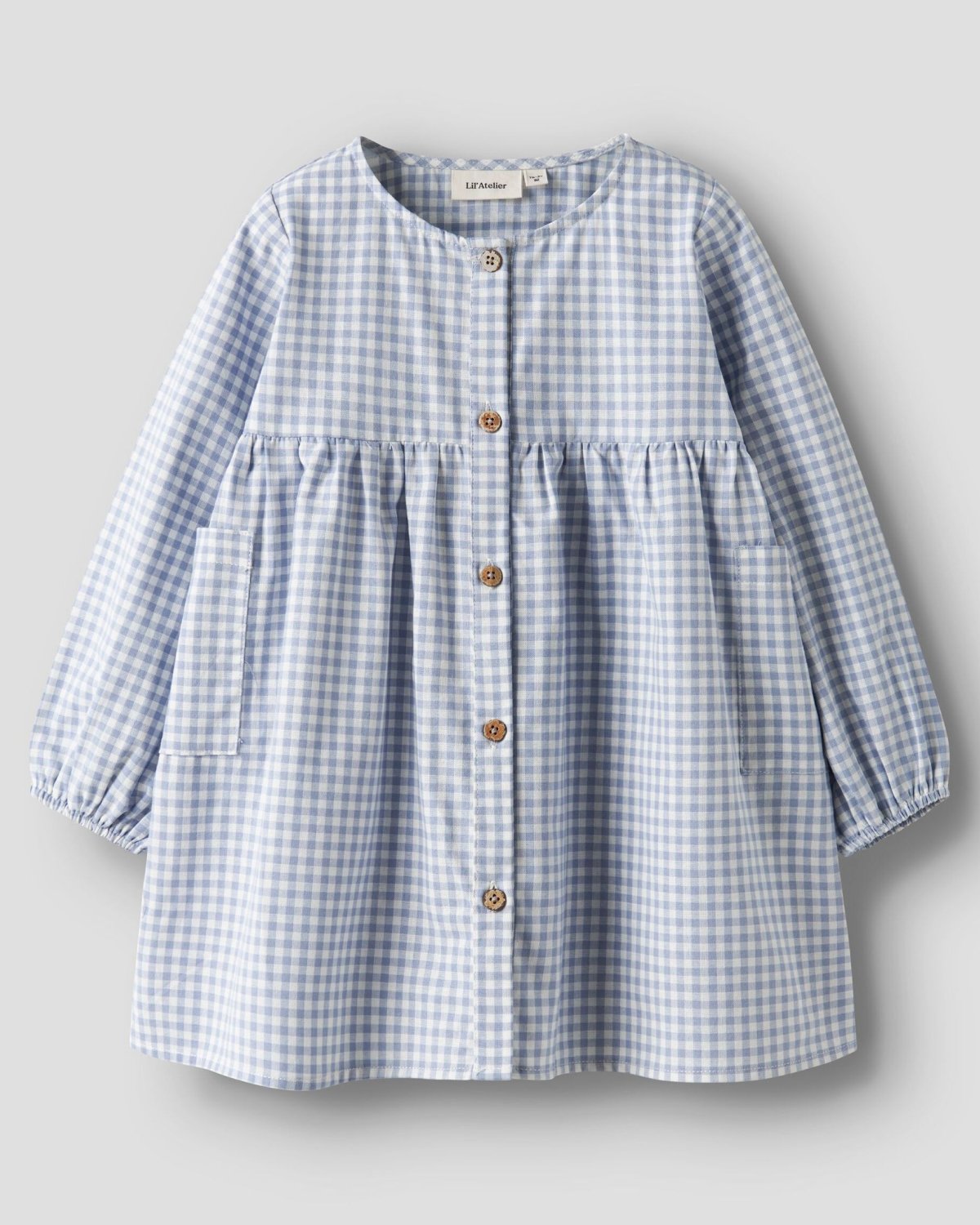 Kjole Barn M/ Volanger – Øko bomull | NMFTALLULA LS LOOSE DRESS LIL