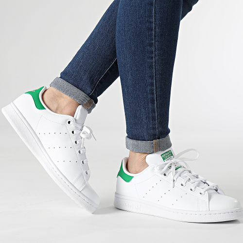 Baskets Femme Stan Smith FX7519 Cloud White Green