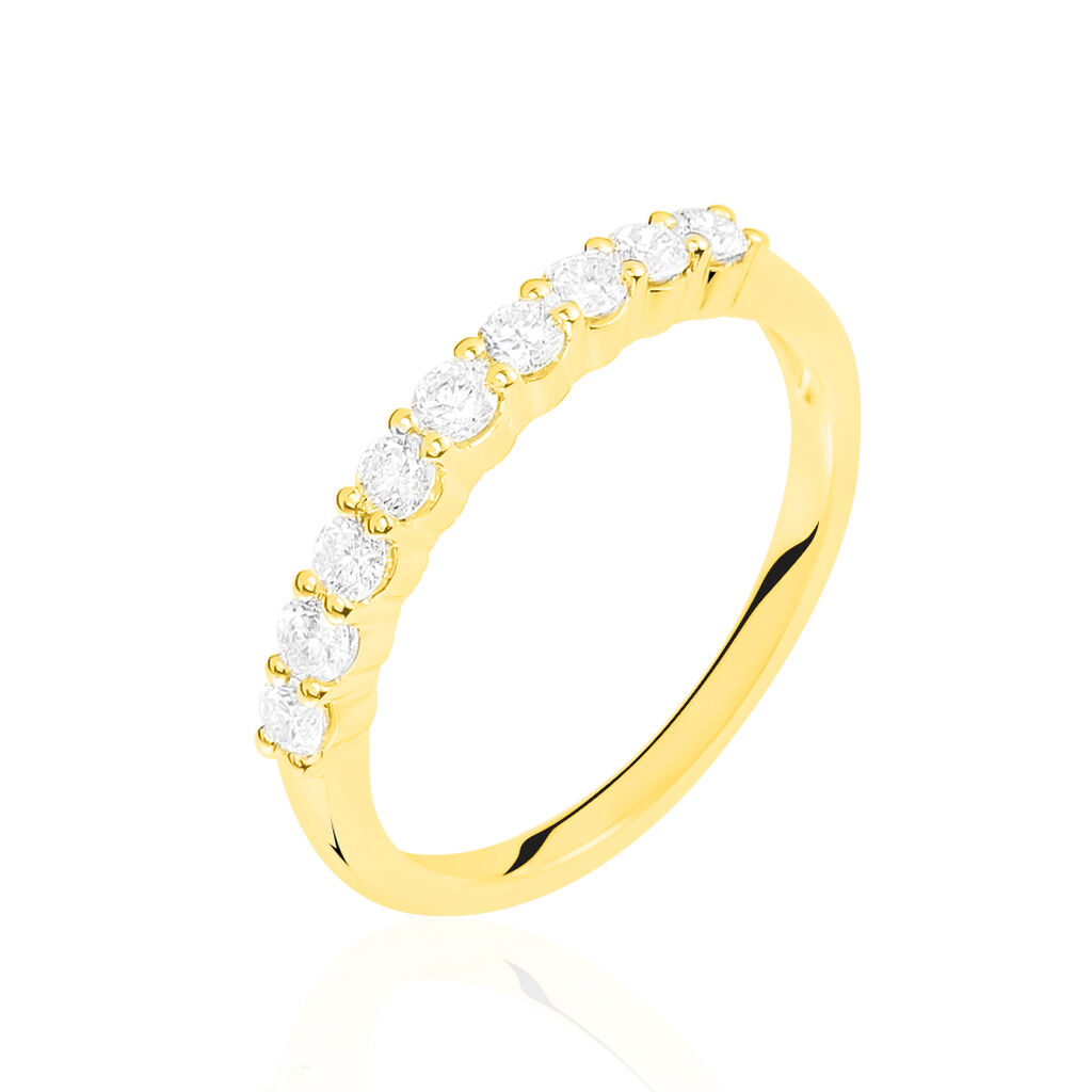 Alliance Hera Or Jaune Diamant