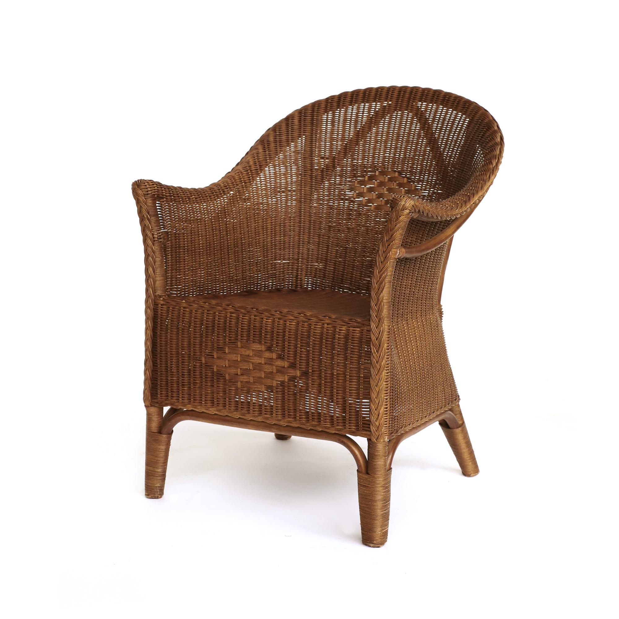 Armsessel 'Membly', Rattan, B 60 cm, H 85 cm, L 62 cm von fischer's lagerhaus