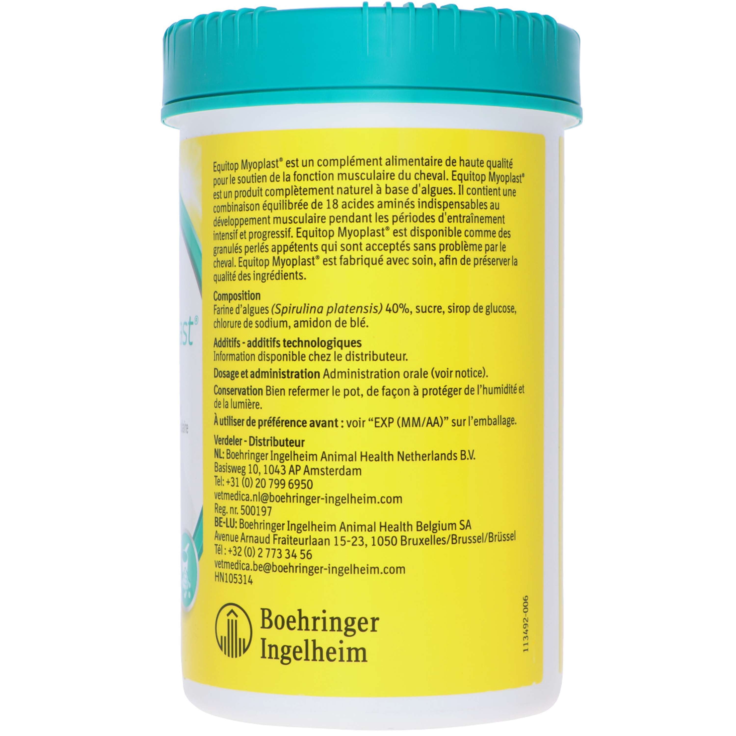 Boehringer Ingelheim Equitop Myoplast Paard
