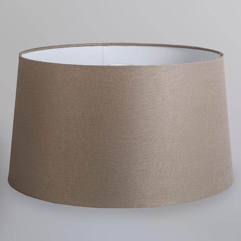Moderne hanglamp zwart met kap 45 cm taupe - Combi 1