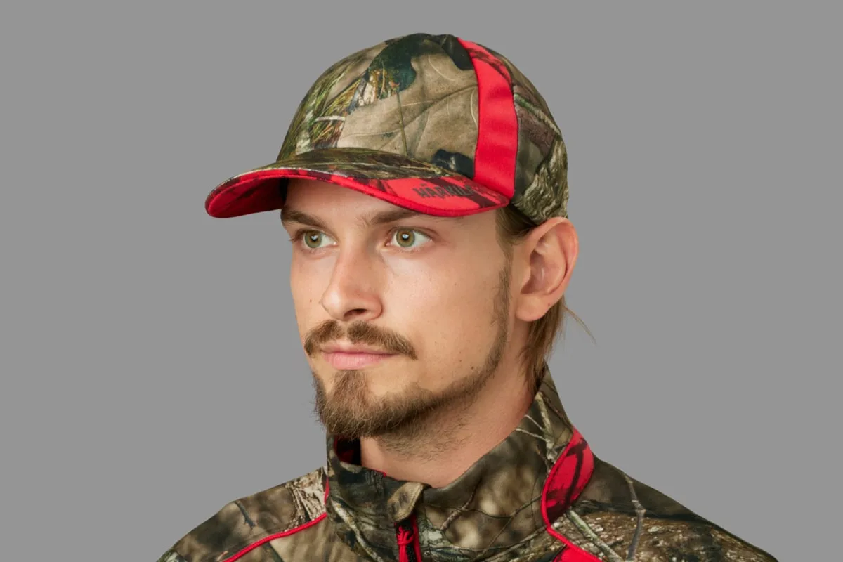 Härkila Men's Moose Hunter 2.0 Fleece Jacket Mossy Oak Break-Up Country/Mossy Oak Red