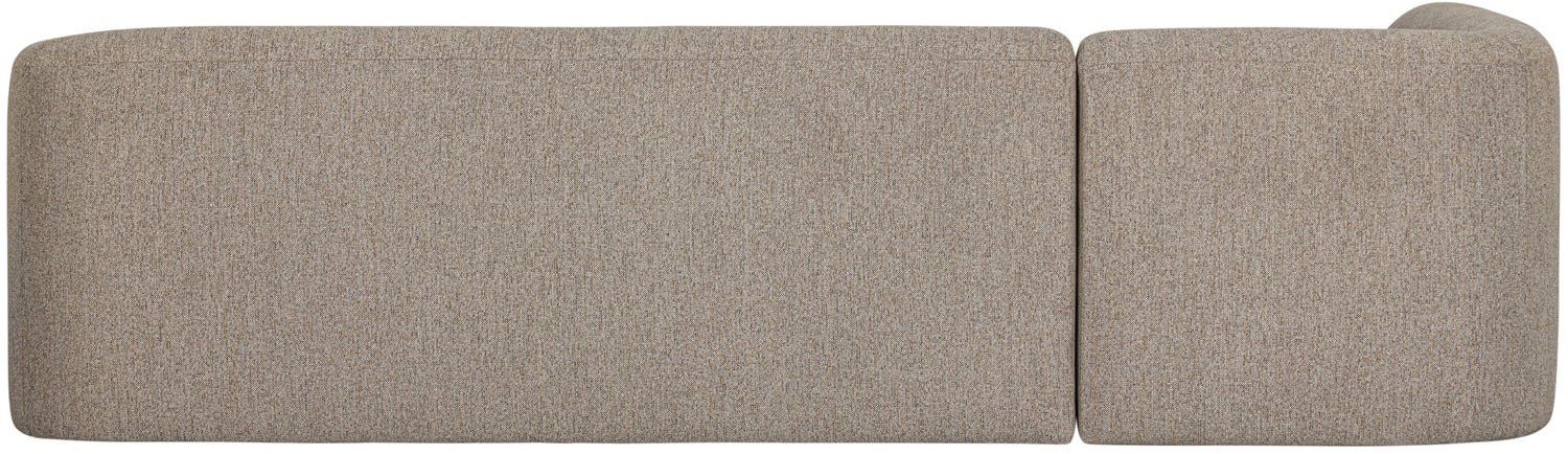 WOOOD   Sloping Natural Melange Hoekbank