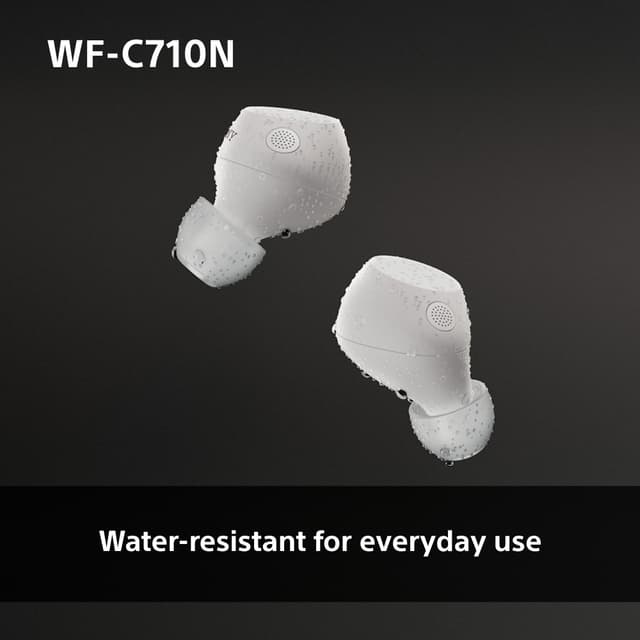Sony WF-C710N true wireless in-ear høretelefoner (hvid)