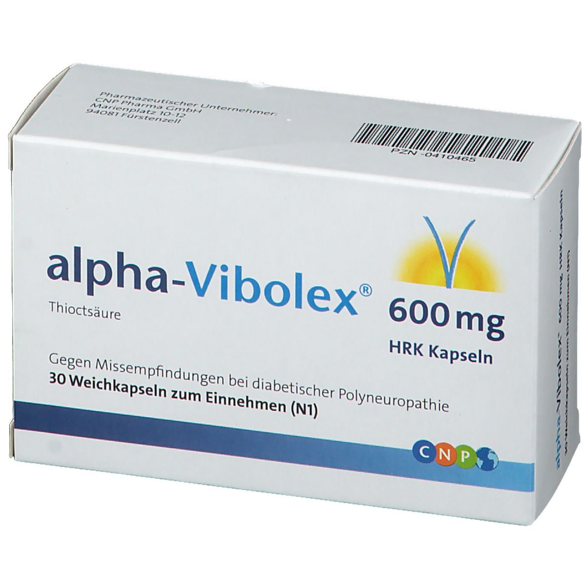 alpha-Vibolex® 600 mg Hrk Kapseln