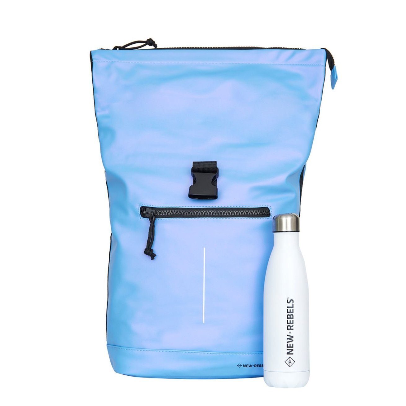 Waterafstotende rugzak 'Mart' 16L metallic blauw Metallic blauw