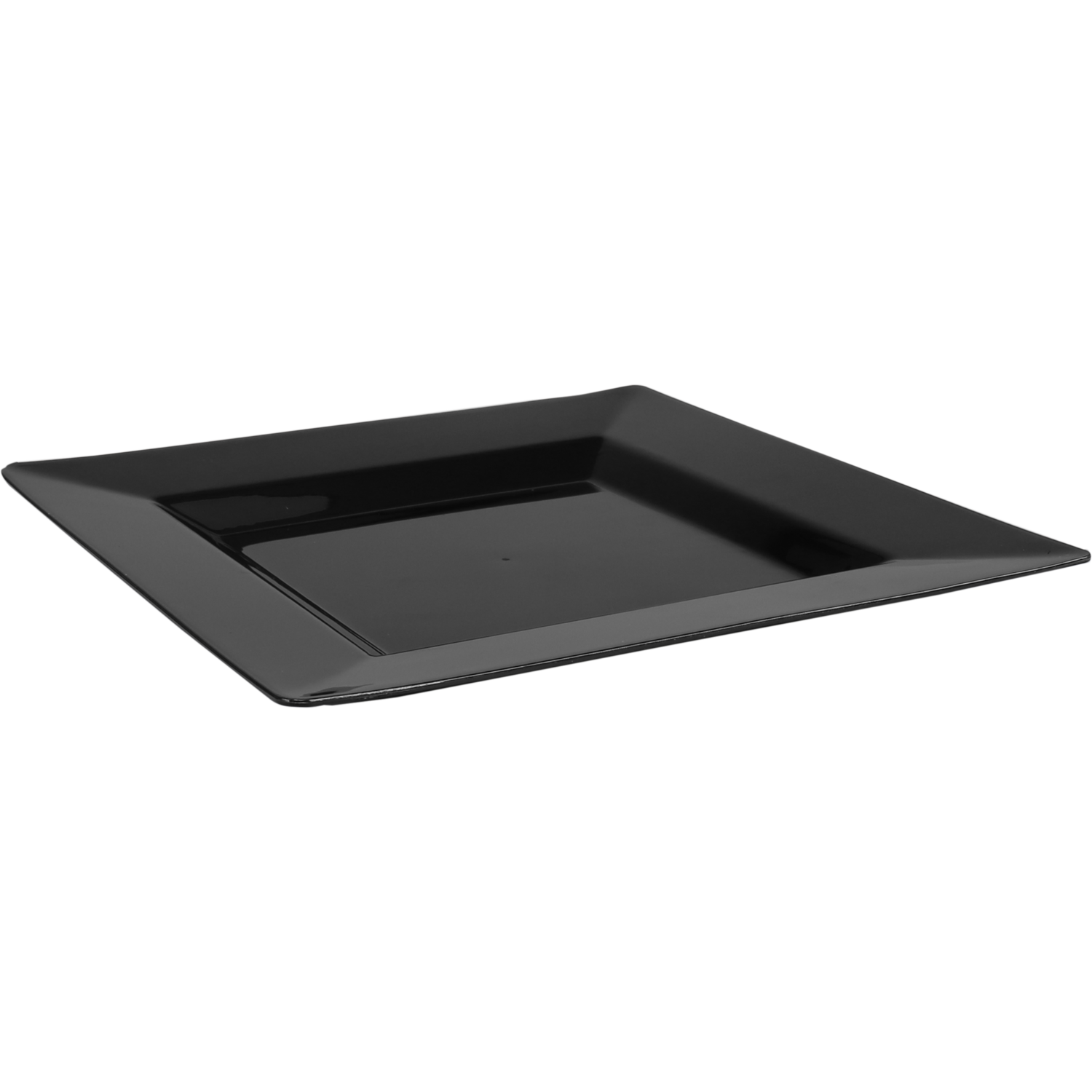 Depa Bord, reusable, vierkant, 1-vaks, pS, 24x24cm, zwart