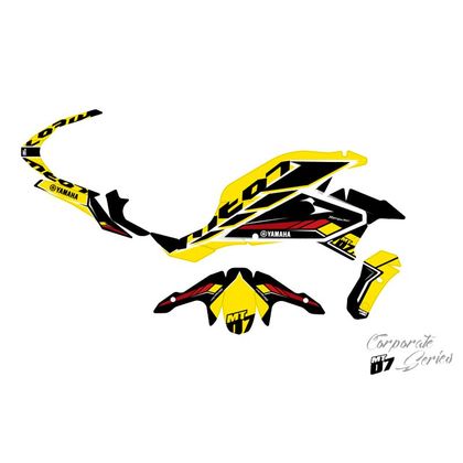 Kit déco RiderUnik CORP - Jaune