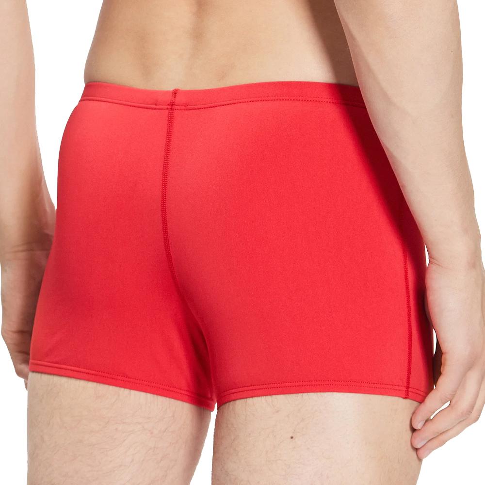 Nike Boxer de bain Rouge Homme Nike Square
