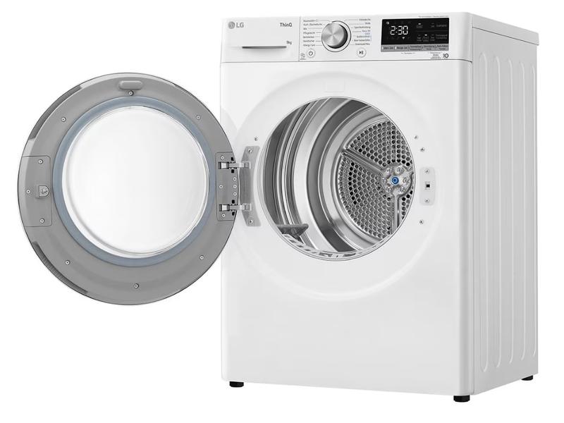 LG Wäschetrockner V9R09TC Rechts/Wechselbar Wärmepumpentrockner