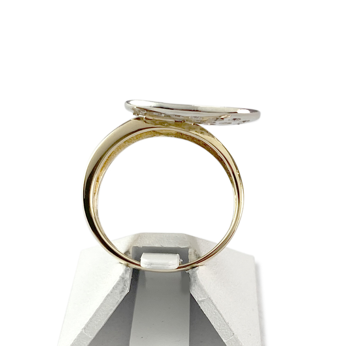 Bague d'occasion 2 ors 750 diamants