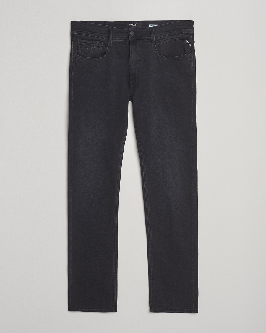 Replay Rocco Comfort Fit Stretch Jeans Black