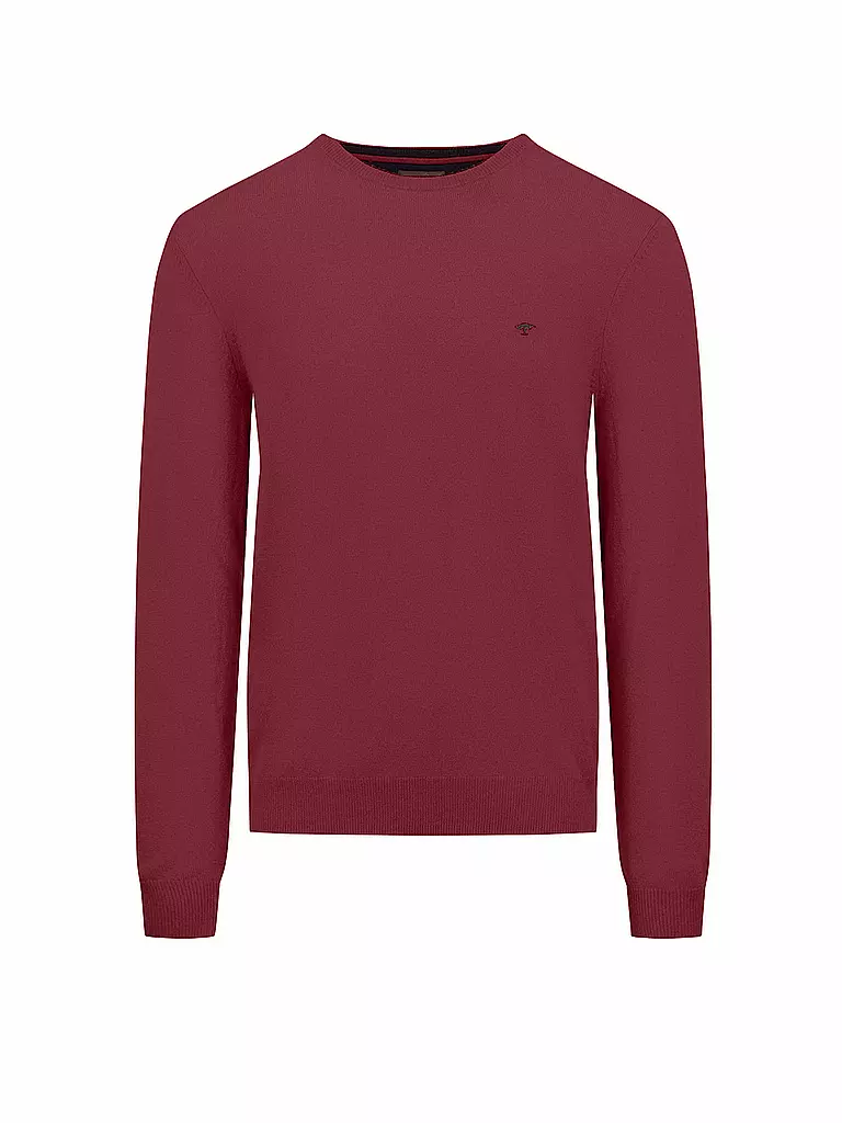 FYNCH HATTON Pullover dunkelrot