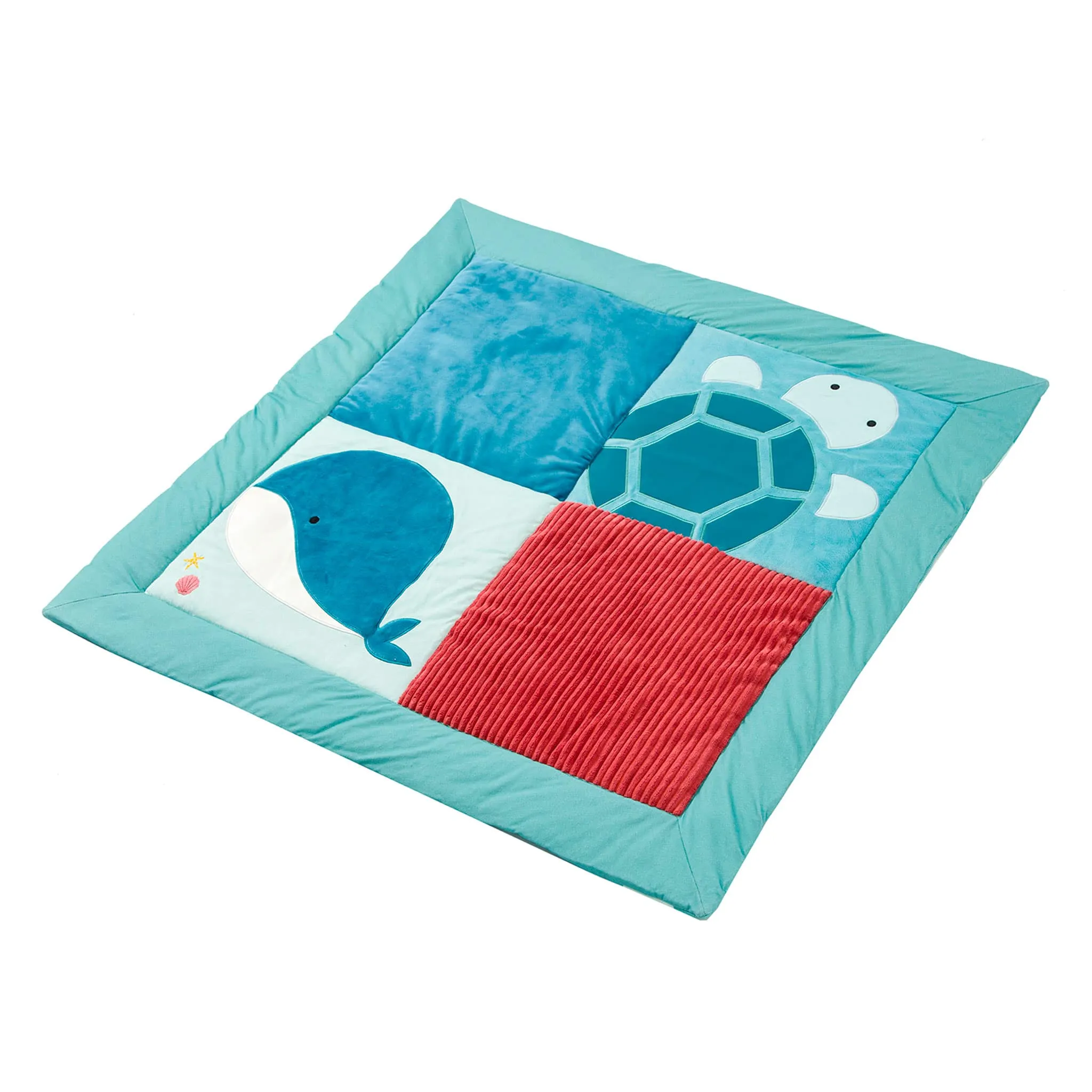 LittleBigFriends Tapis de Jeu Réversible - Océan