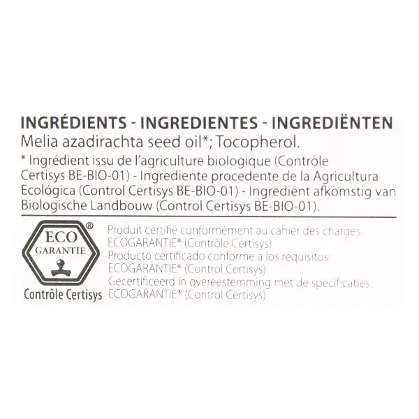 Pranarom Huile Végétale Neem Bio 50ml