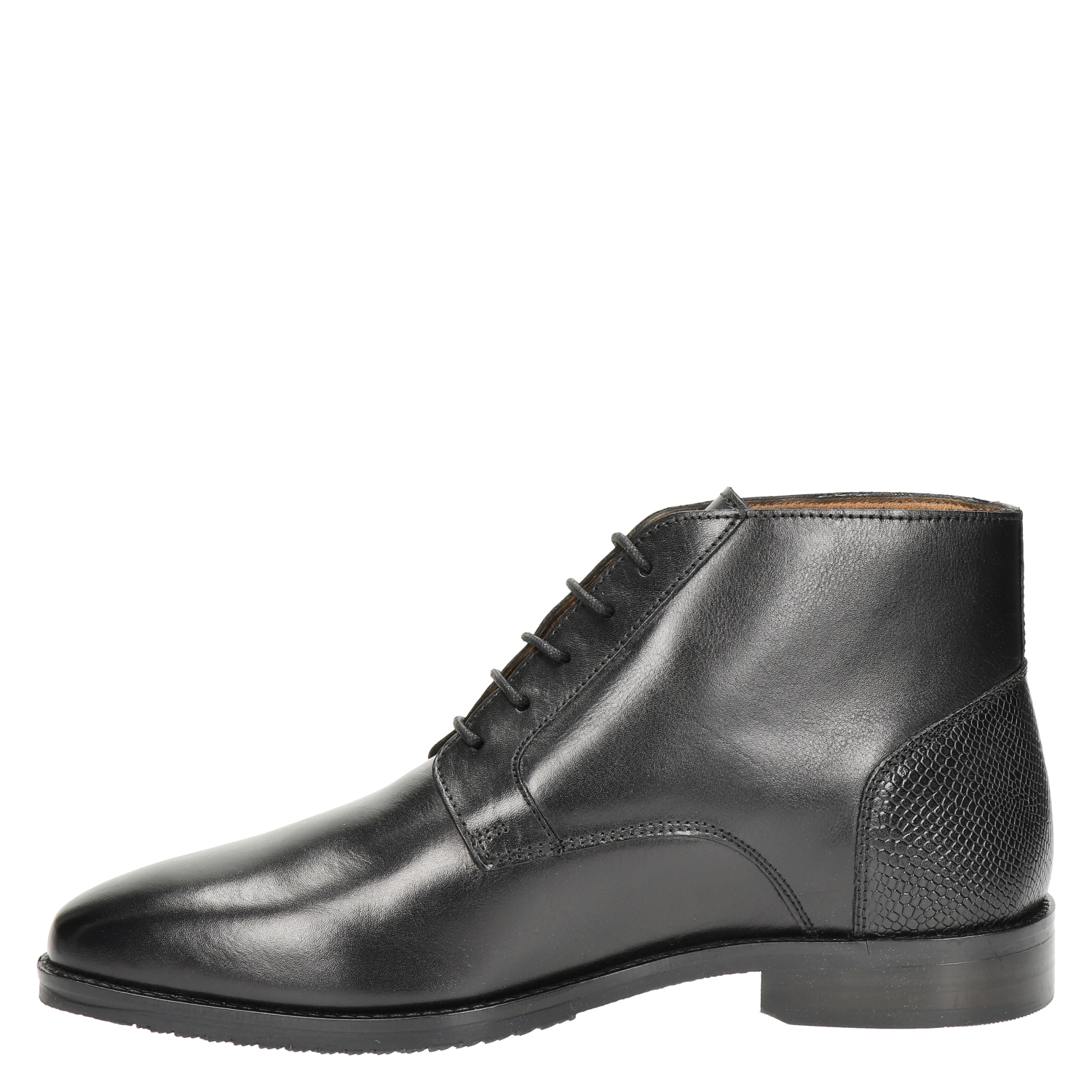 heren nette schoenen Nelson Zwart