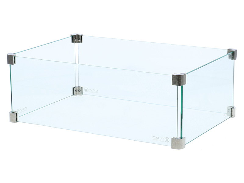 Cosi Fires Cosi Rectangular glasset