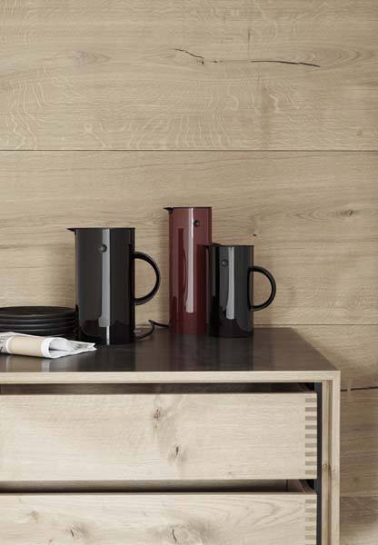 Stelton  EM77 sort elkedel - 1,5 L.