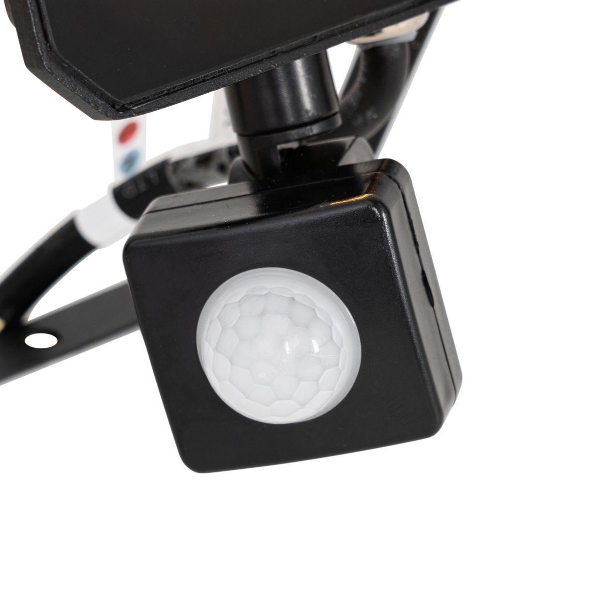 Straler zwart 14,3 cm incl. LED IP44 met bewegingssensor - Levana